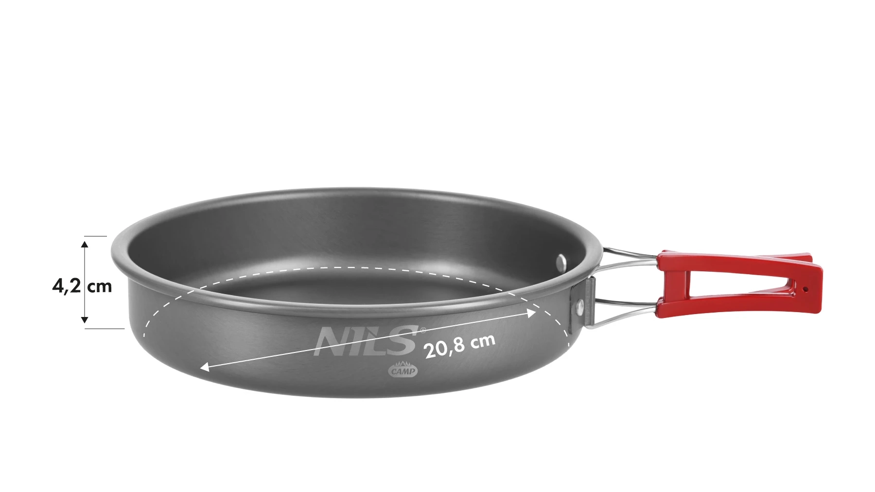 Składana patelnia turystyczna NILS CAMP